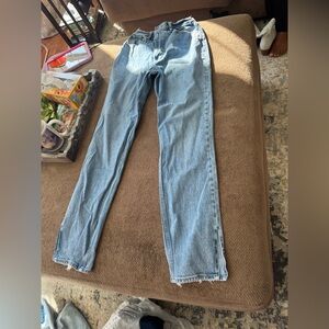 Abercrombie & Fitch Light Blue High Rise Jeans